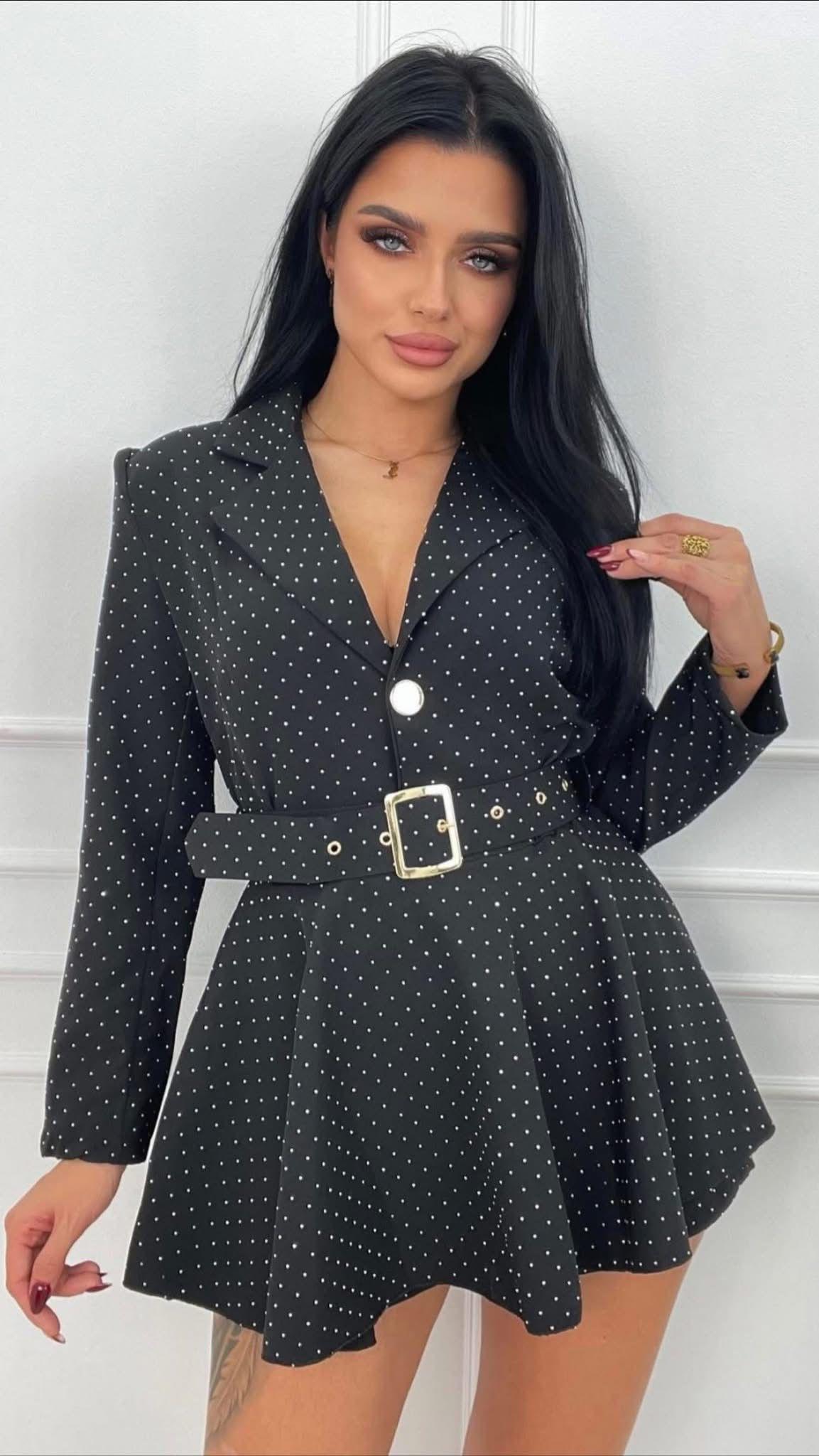 Vestido de lunares Elegante