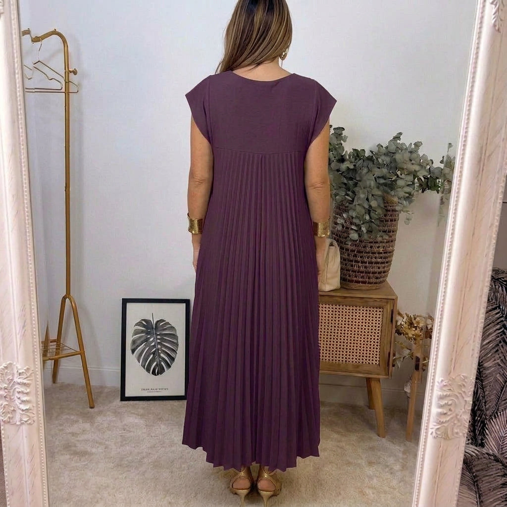Alicia | Vestido midi de corte relajado