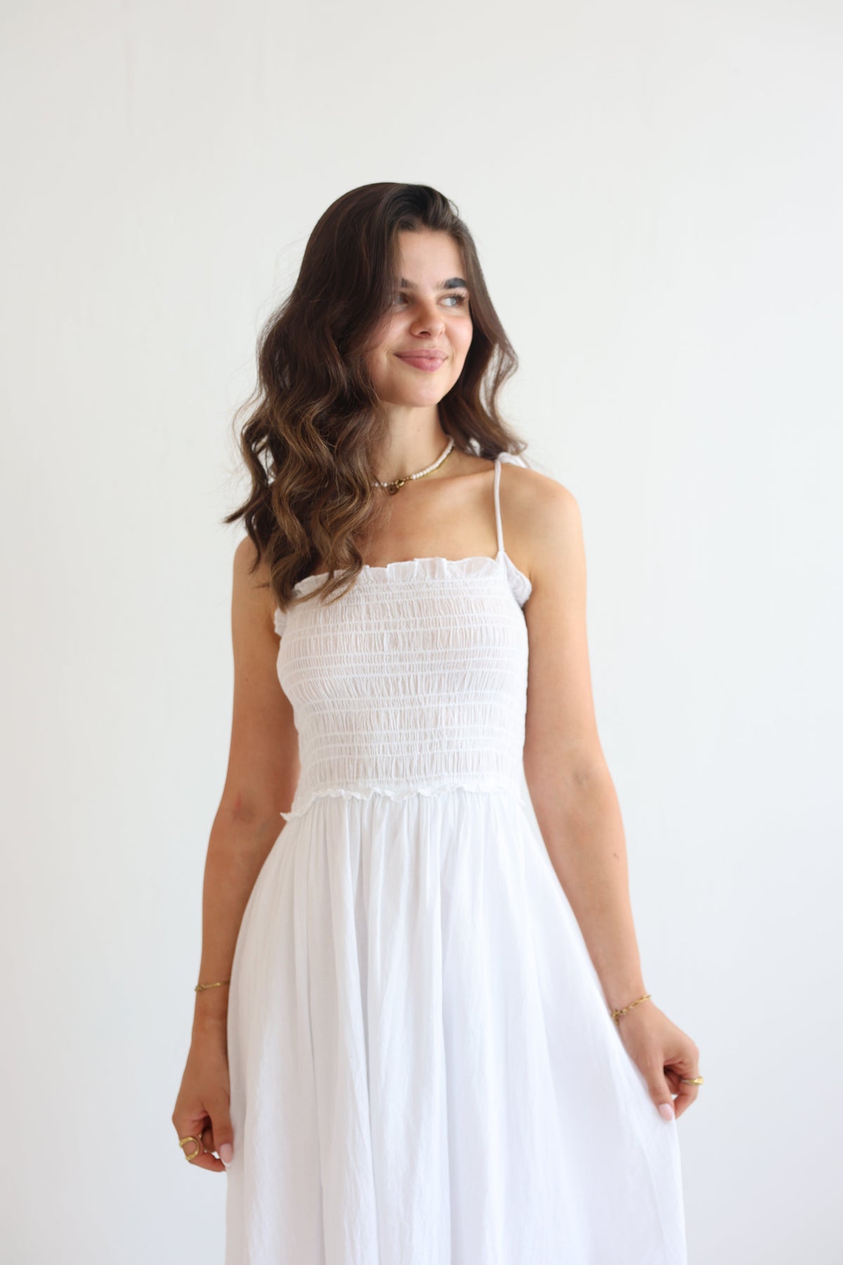 Vestido Midi de Algodón Soft Horizon