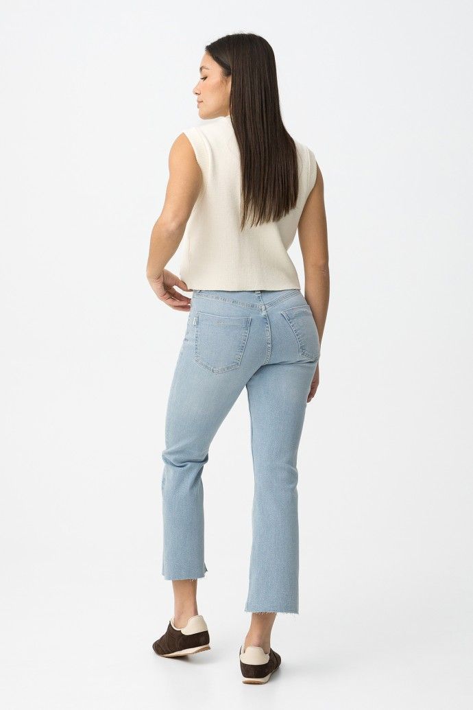 Marta | Jeans campana azul claro