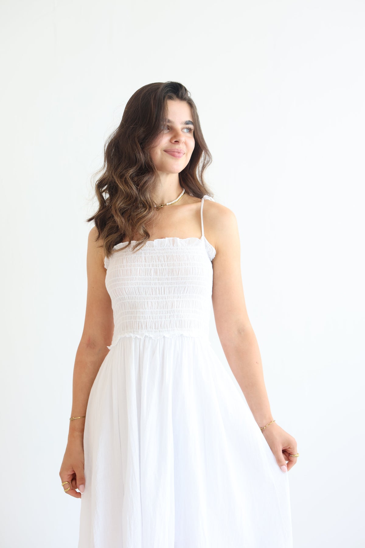 Vestido Midi de Algodón Soft Horizon