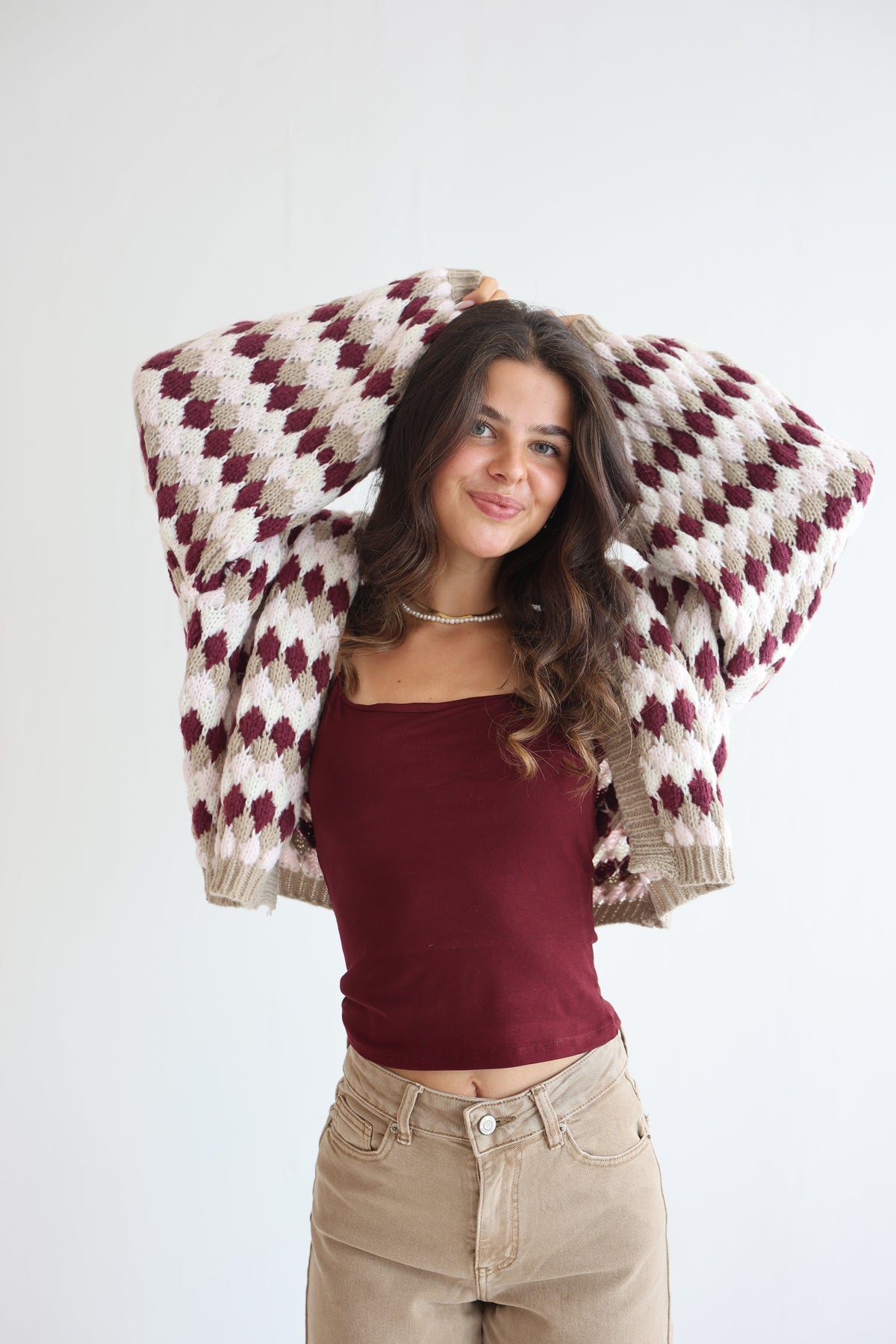Inés | Cárdigan oversize de manga ancha