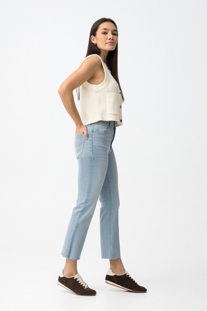 Marta | Jeans campana azul claro