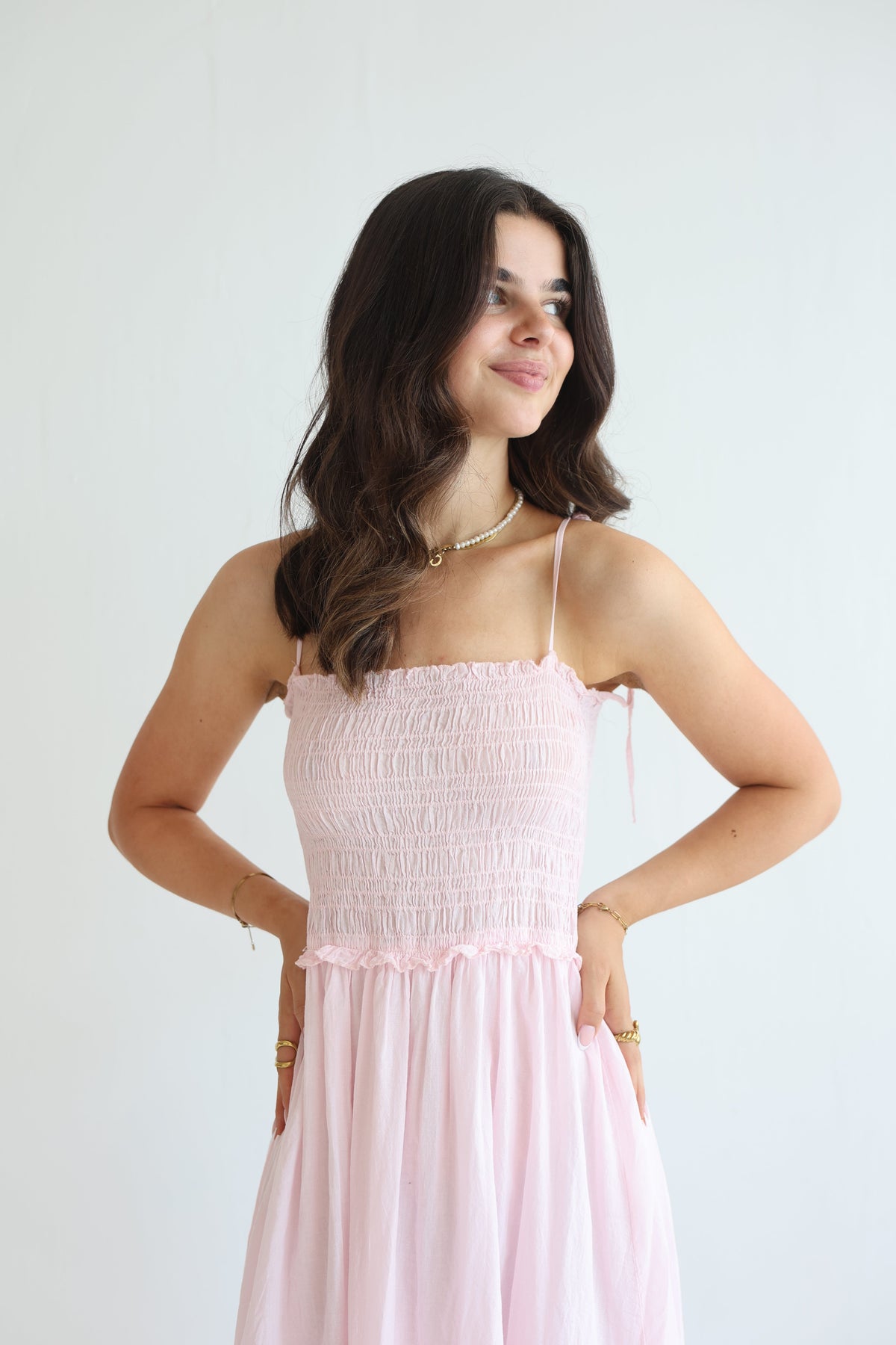 Vestido Midi de Algodón Soft Horizon