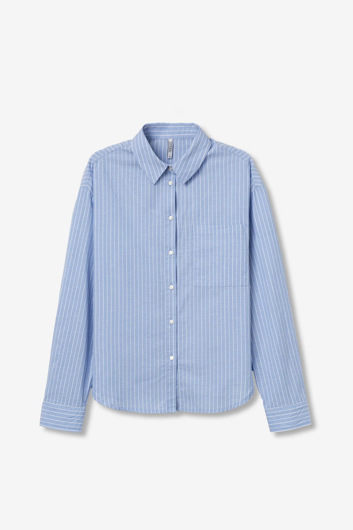 Julieta | Camisa oversize de rayas azules