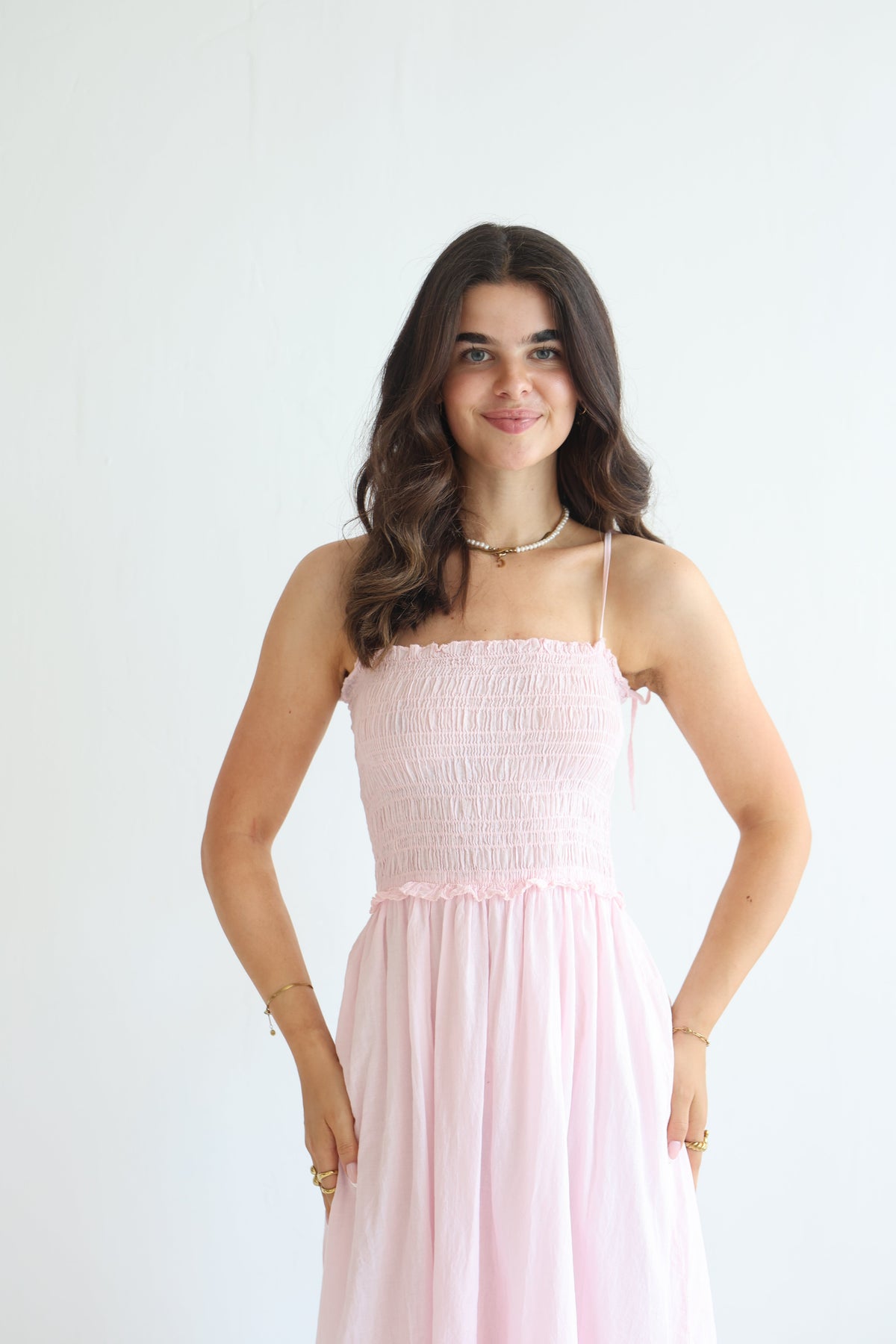 Vestido Midi de Algodón Soft Horizon