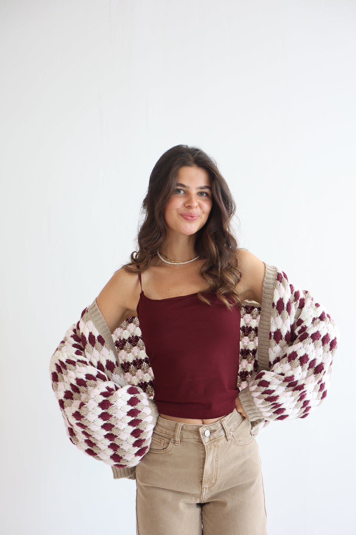 Inés | Cárdigan oversize de manga ancha
