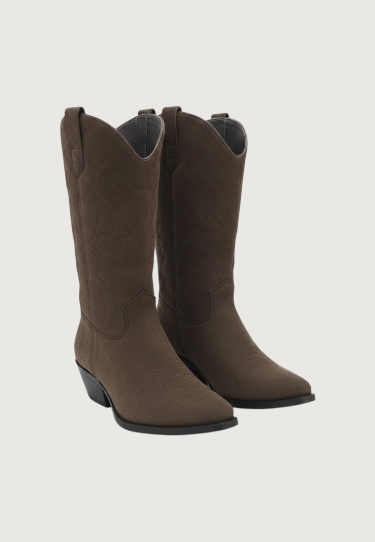 Botas Camperas de Tacón Ancho