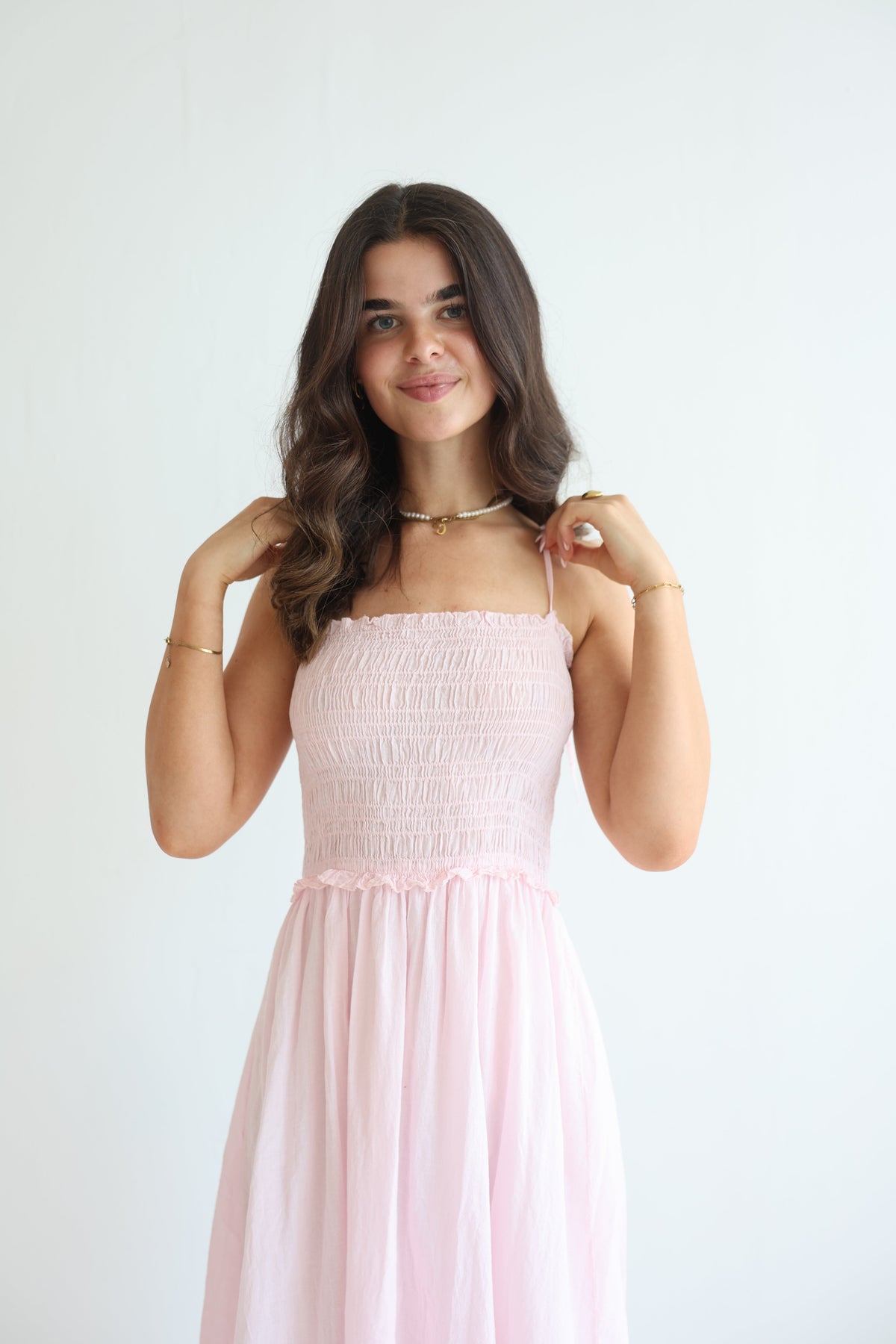 Vestido Midi de Algodón Soft Horizon