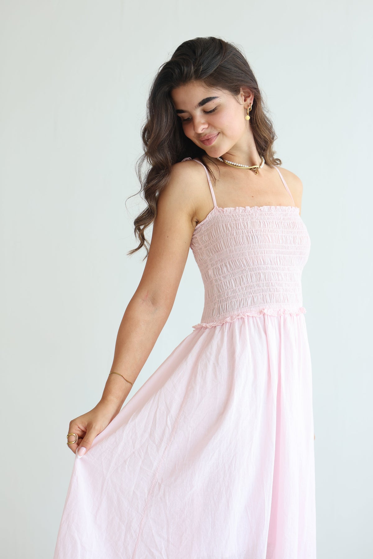 Vestido Midi de Algodón Soft Horizon