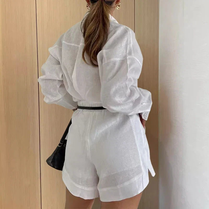 Nerea | Conjunto de camisa y pantalón de verano