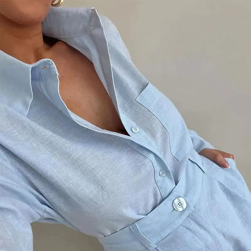 Nerea | Conjunto de camisa y pantalón de verano