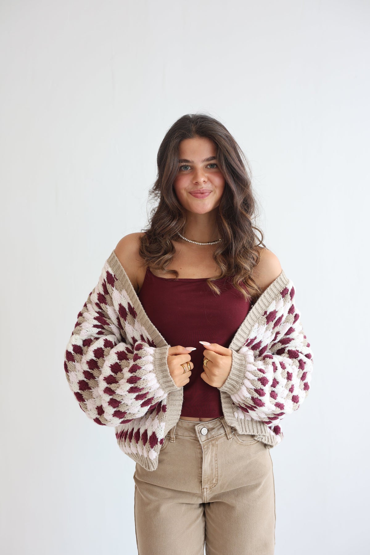 Inés | Cárdigan oversize de manga ancha
