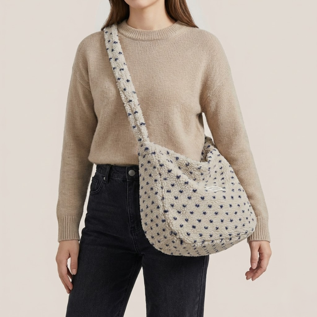 Vera | Bolso de mano texturizado con estampado