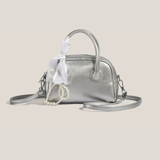 Marina | Bolso de mano con detalle de perla