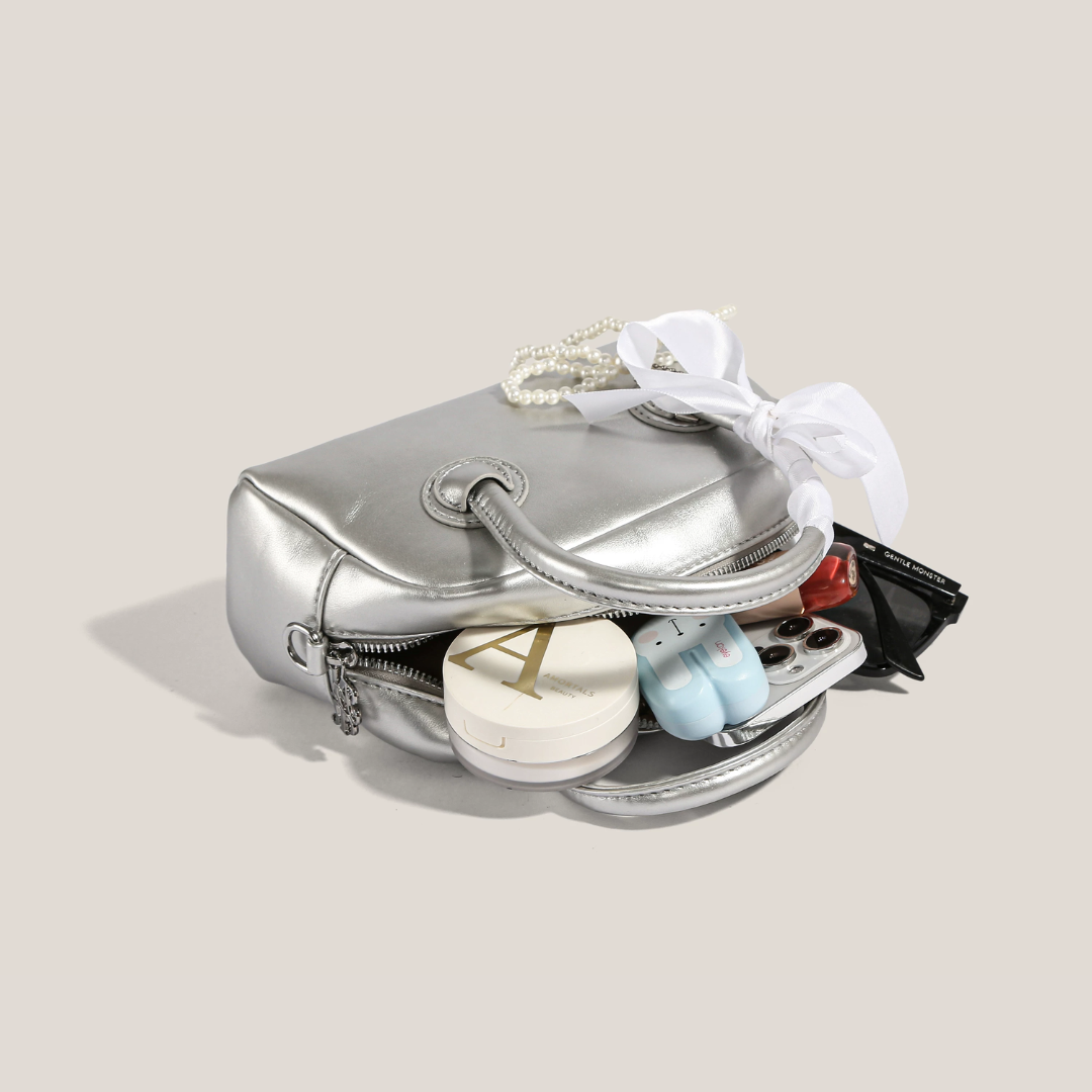 Marina | Bolso de mano con detalle de perla