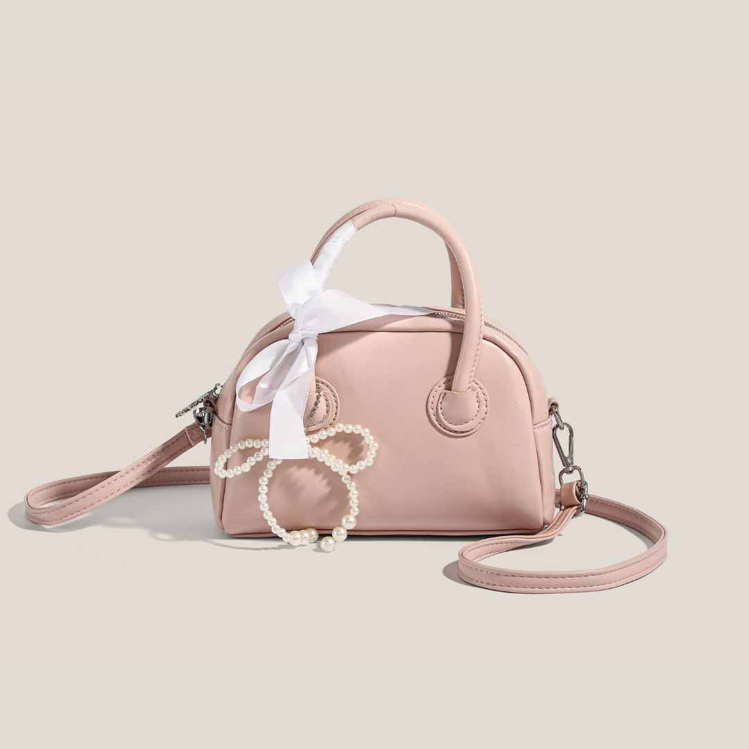 Marina | Bolso de mano con detalle de perla