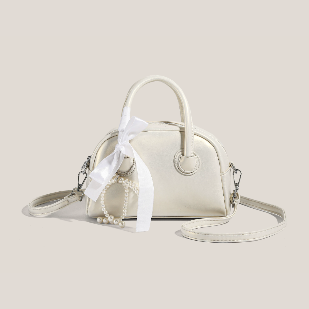 Marina | Bolso de mano con detalle de perla
