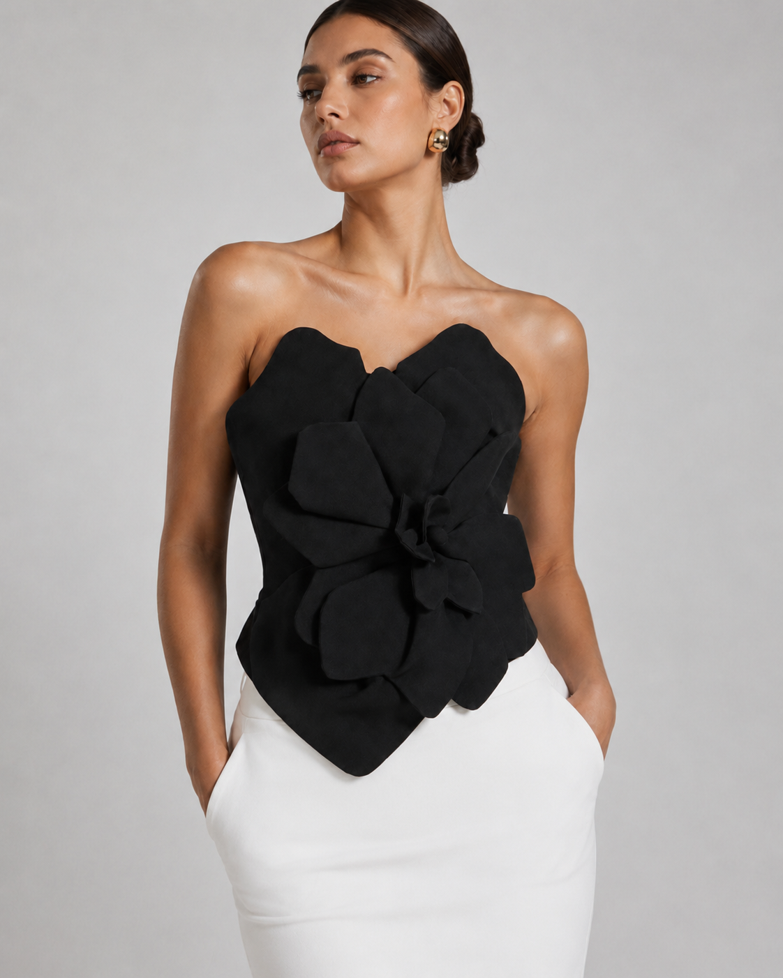 Top Rosa Elegante