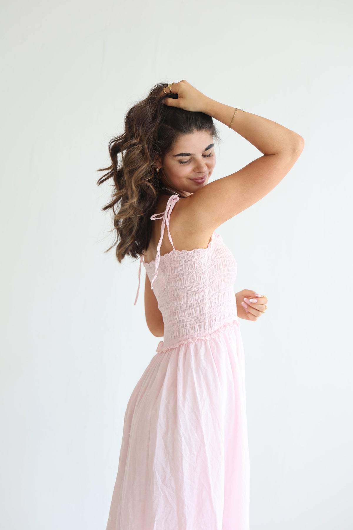 Vestido Midi de Algodón Soft Horizon