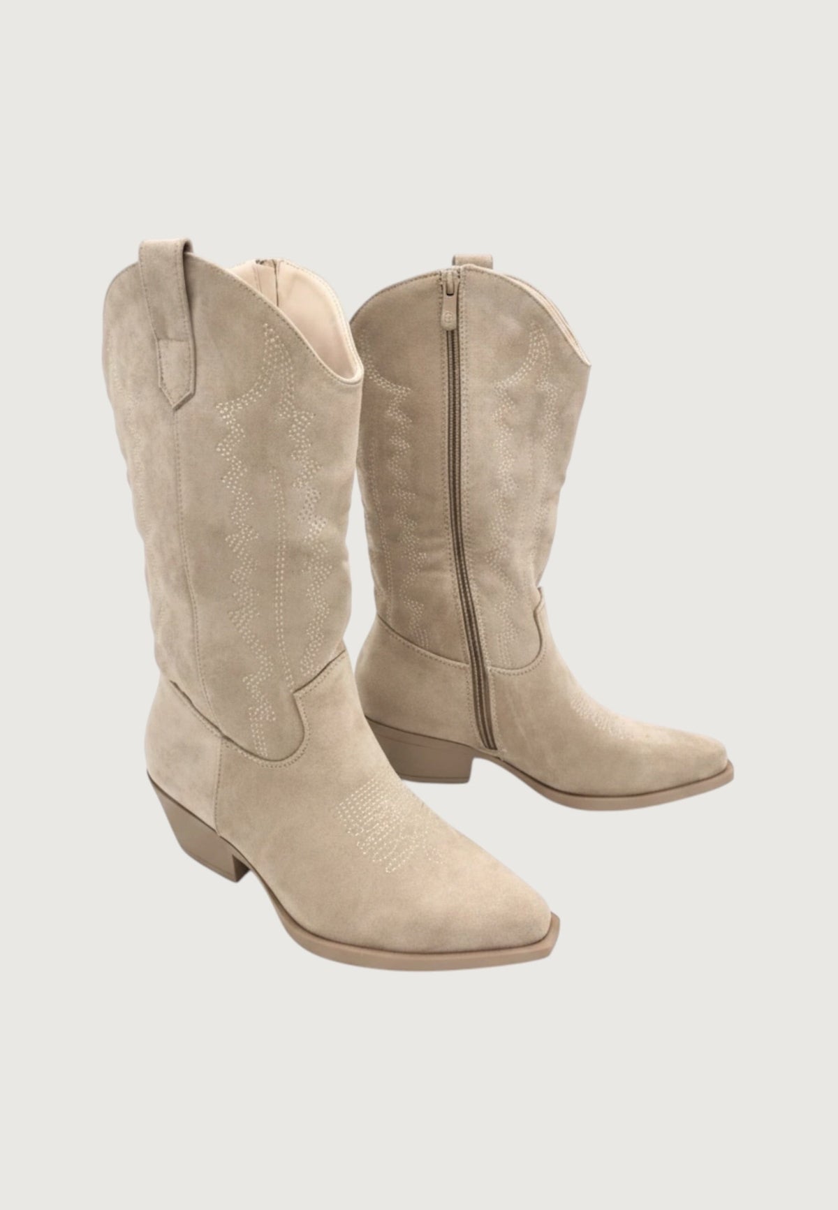 Botas Camperas de Tacón Ancho