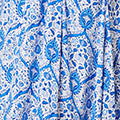 Vestido Maxi de Manga Corta con Estampado Mosaico