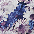 Vestido Recto Floral de Manga Corta hasta la Rodilla