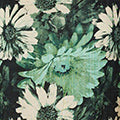 Vestido Recto Floral de Manga Corta hasta la Rodilla