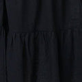 Vestido Midi Plisado con Fruncido y Mangas Acampanadas