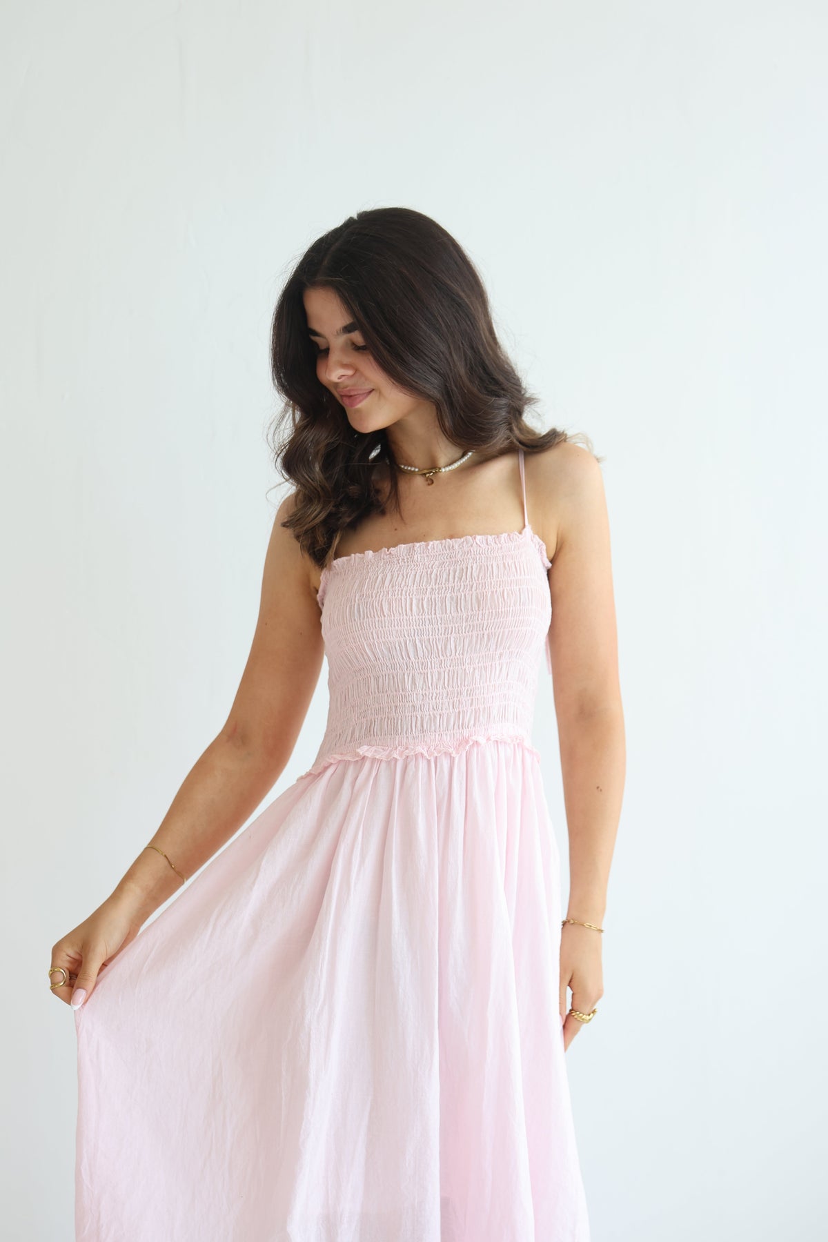 Vestido Midi de Algodón Soft Horizon