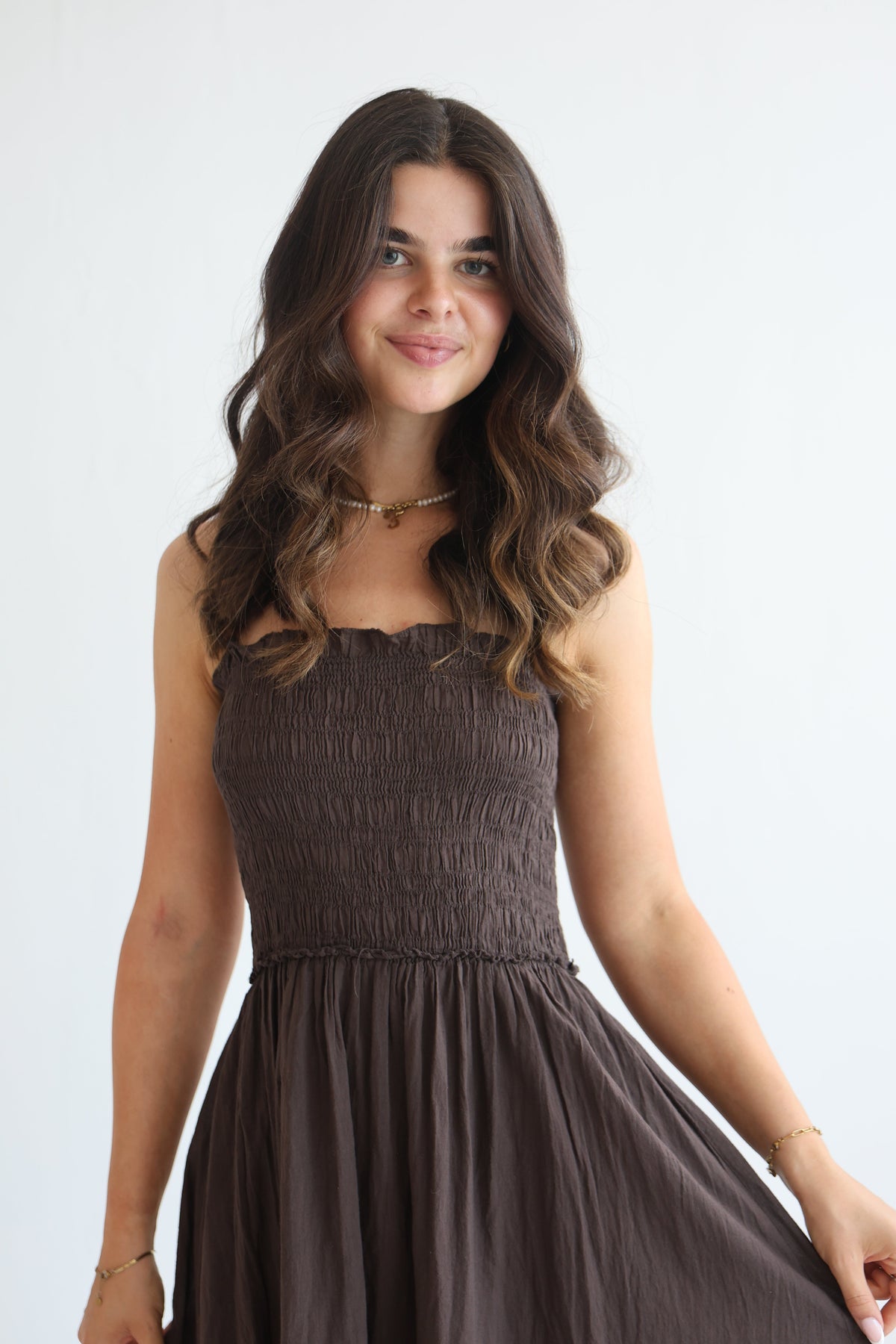Vestido Midi de Algodón Soft Horizon