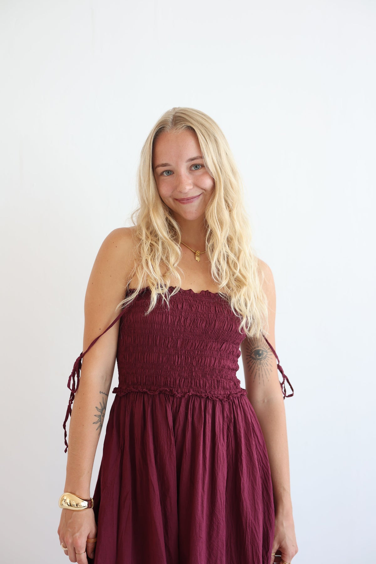 Vestido Midi de Algodón Soft Horizon