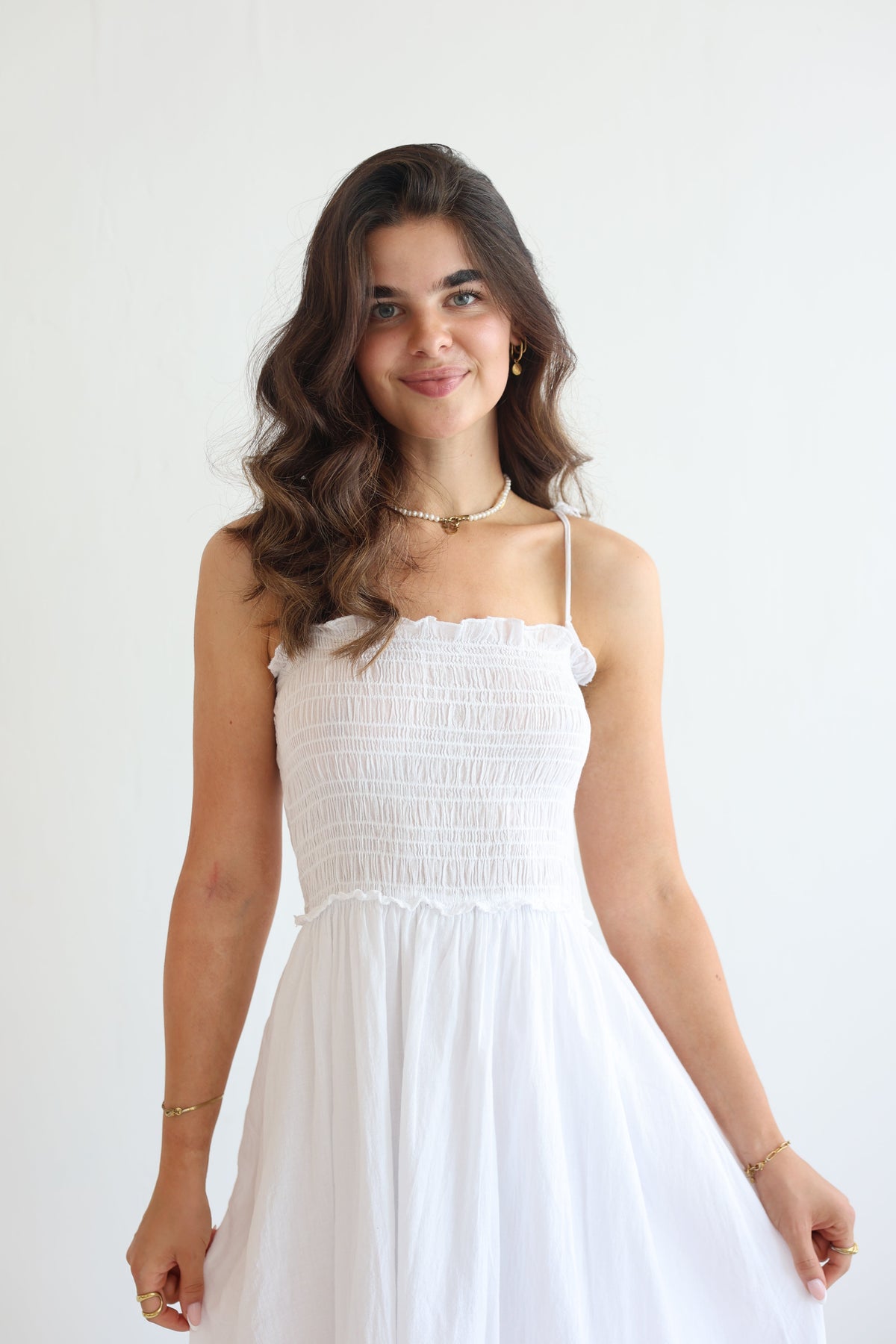 Vestido Midi de Algodón Soft Horizon