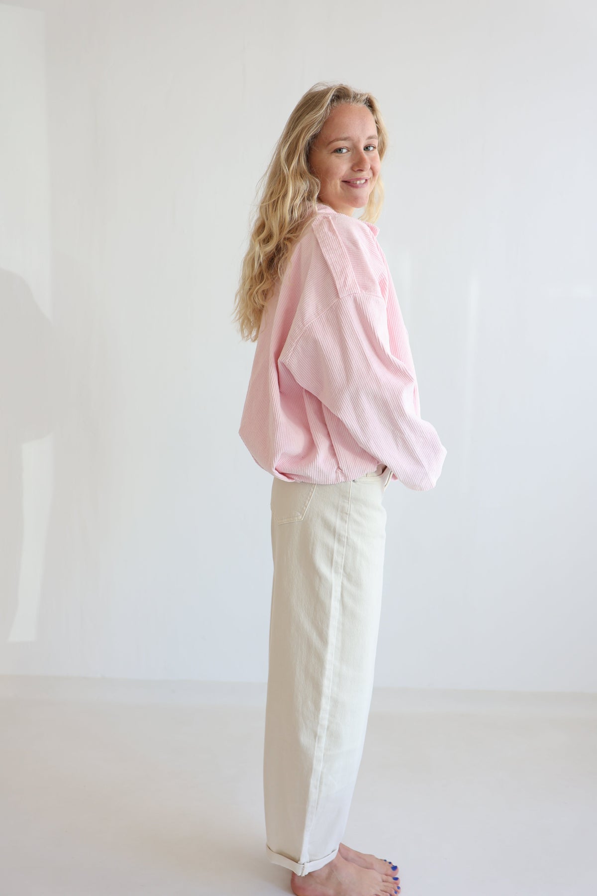 Chaqueta Bomber de Pana Oversize