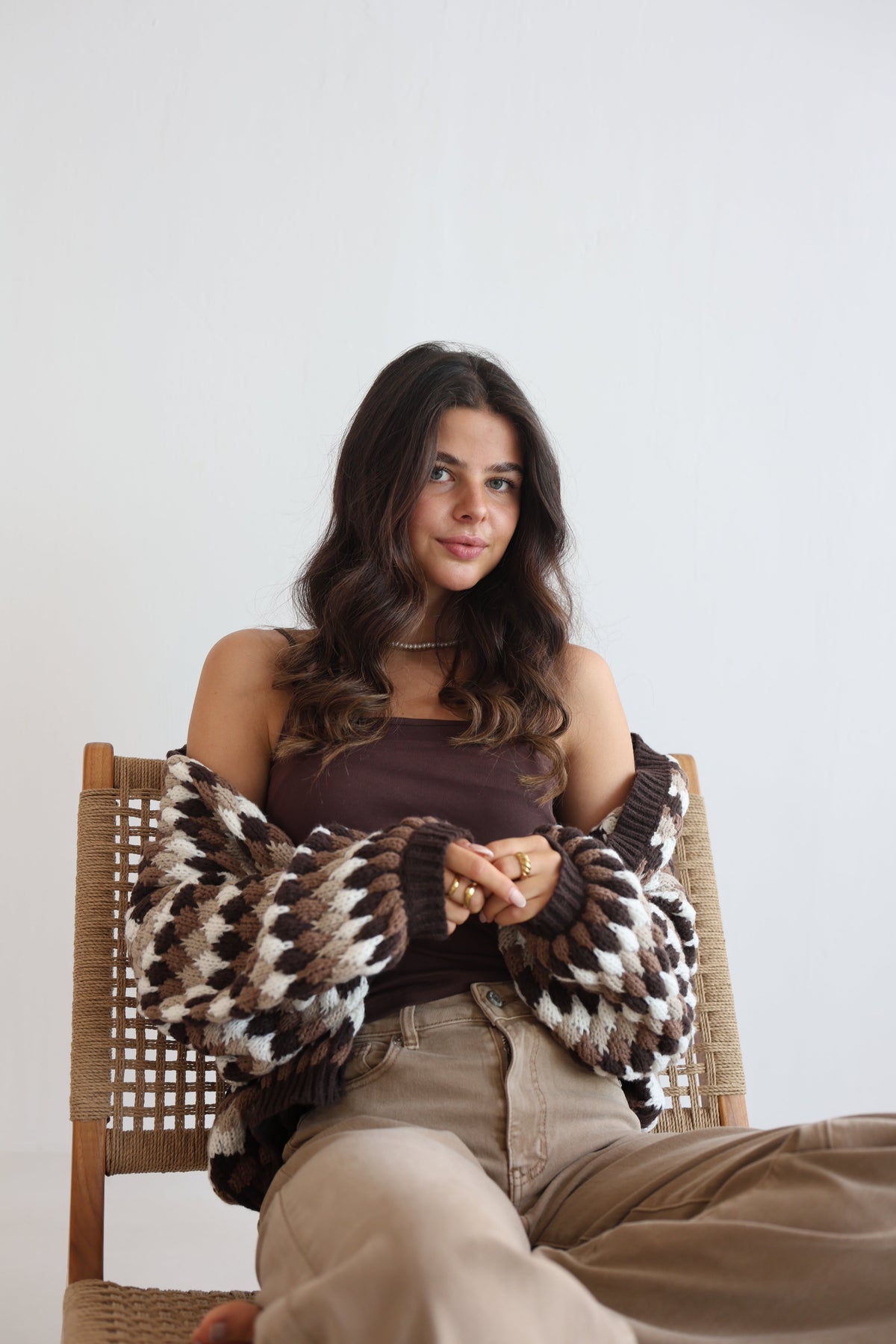 Inés | Cárdigan oversize de manga ancha