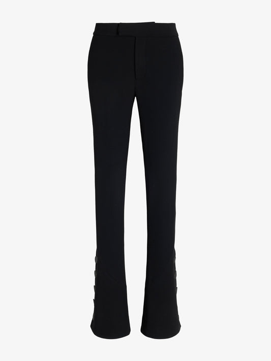 Pantalón Althea de Doble Lana Bi-Stretch | Corte Slim con Vuelo