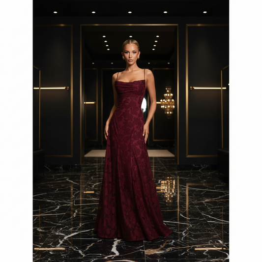 Vestido LISS | Encaje Maxi Elegante