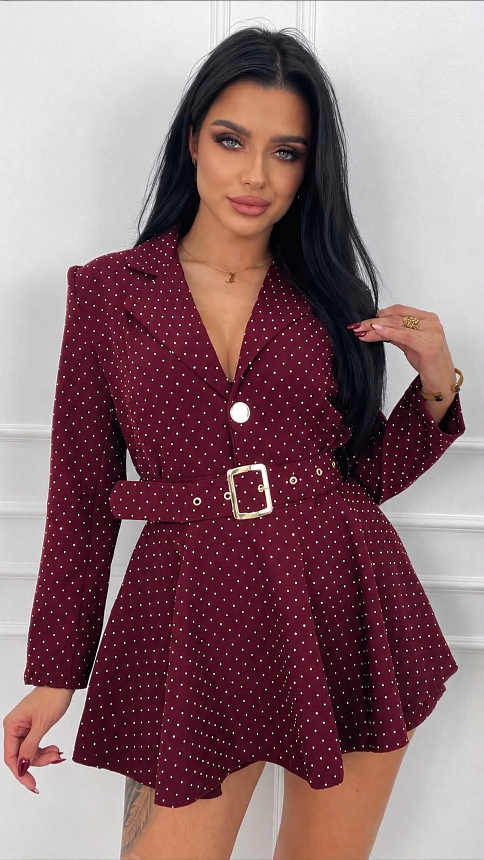 Vestido de lunares Elegante