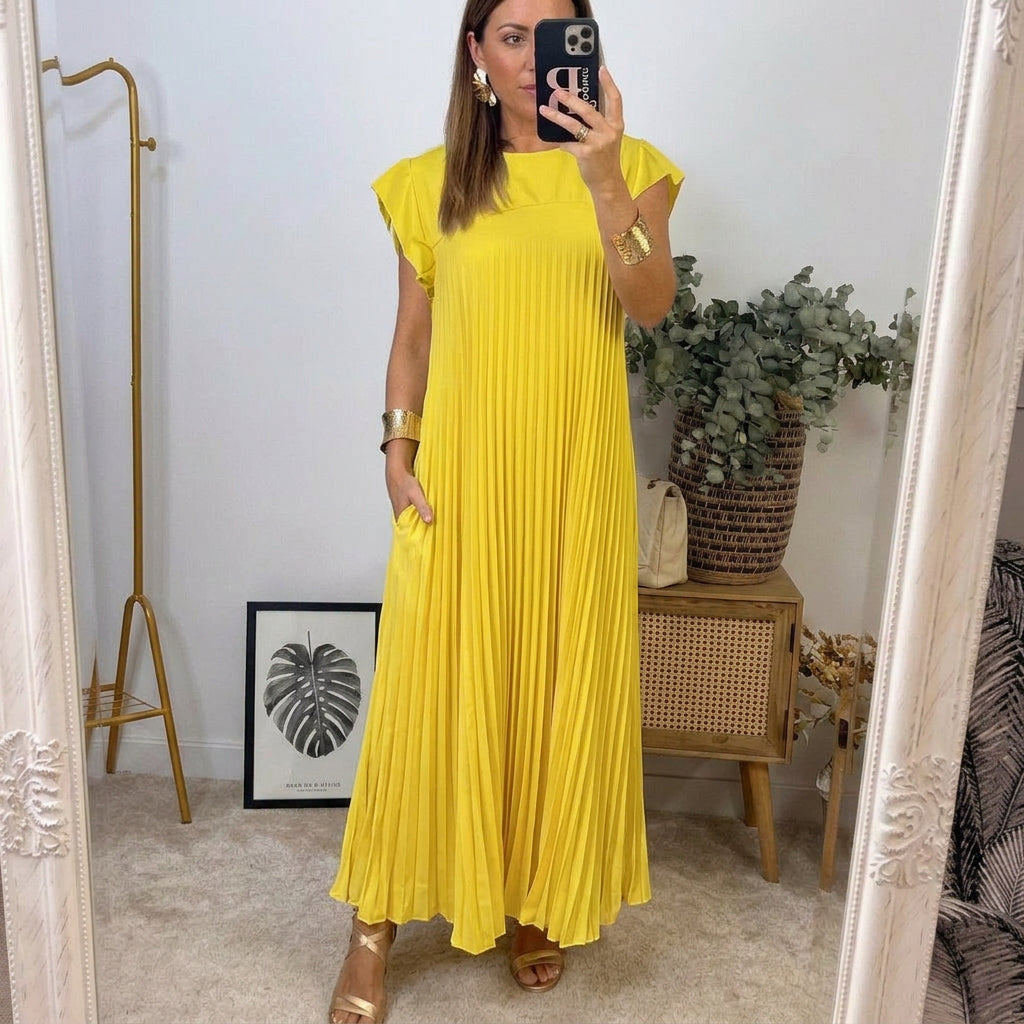 Alicia | Vestido midi de corte relajado