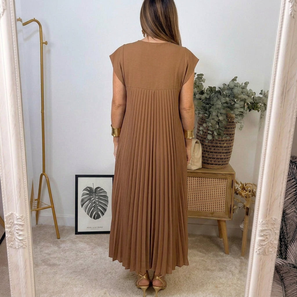 Alicia | Vestido midi de corte relajado