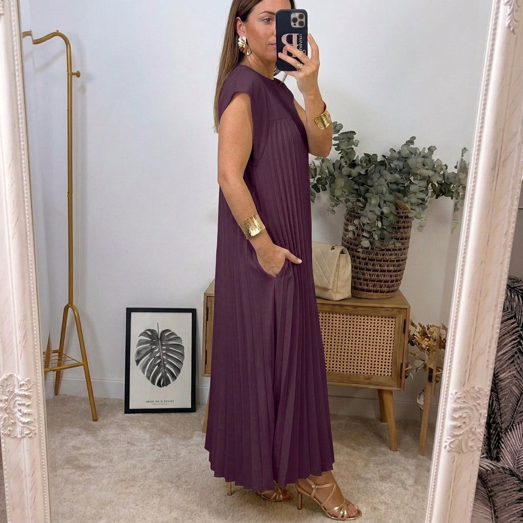 Alicia | Vestido midi de corte relajado