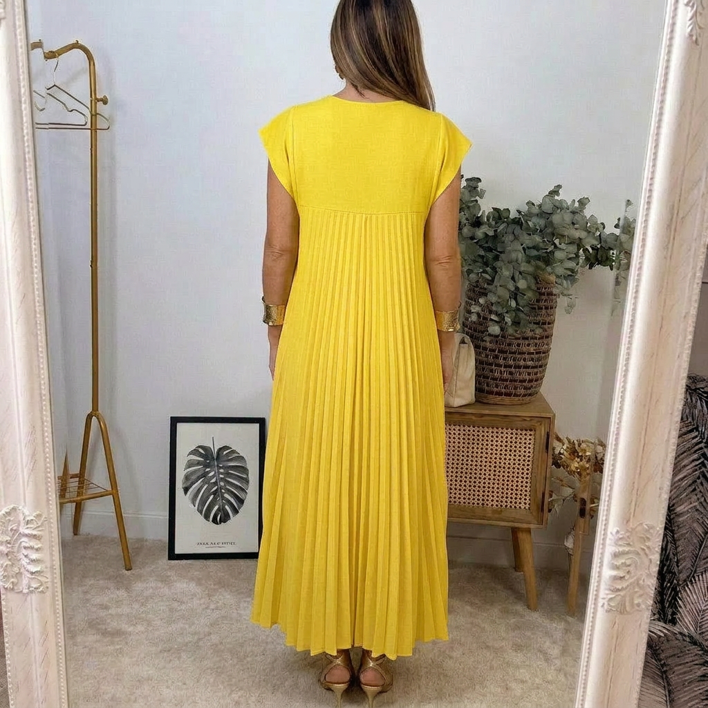 Alicia | Vestido midi de corte relajado