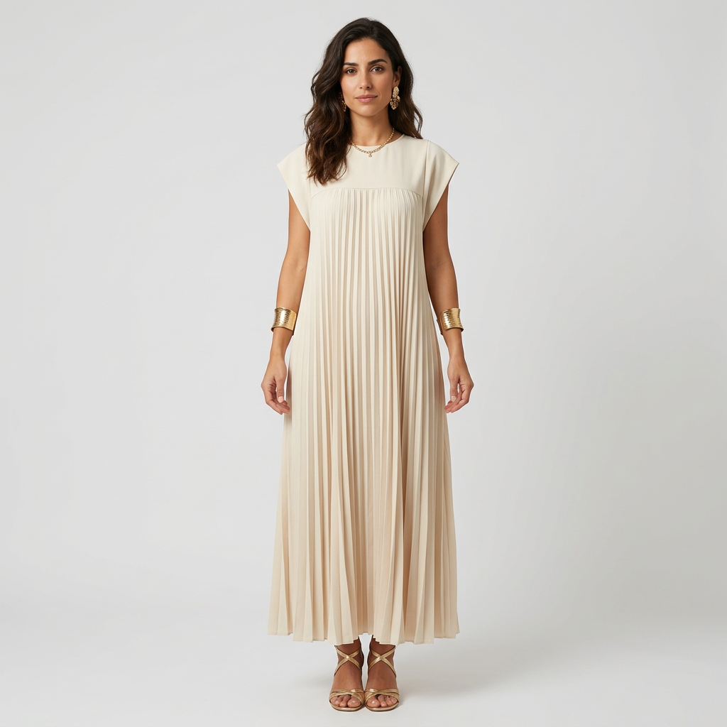 Alicia | Vestido midi de corte relajado