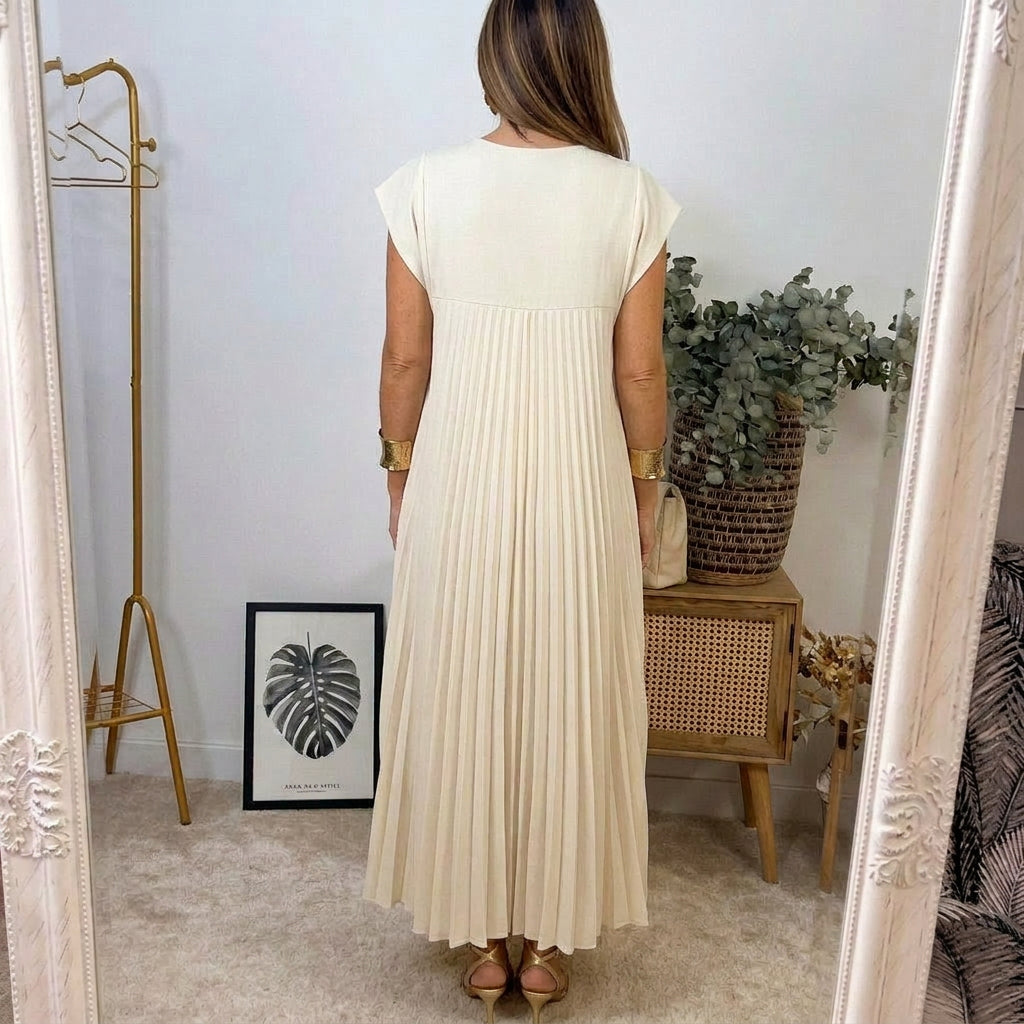 Alicia | Vestido midi de corte relajado