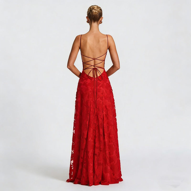 Vestido LISS | Encaje Maxi Elegante