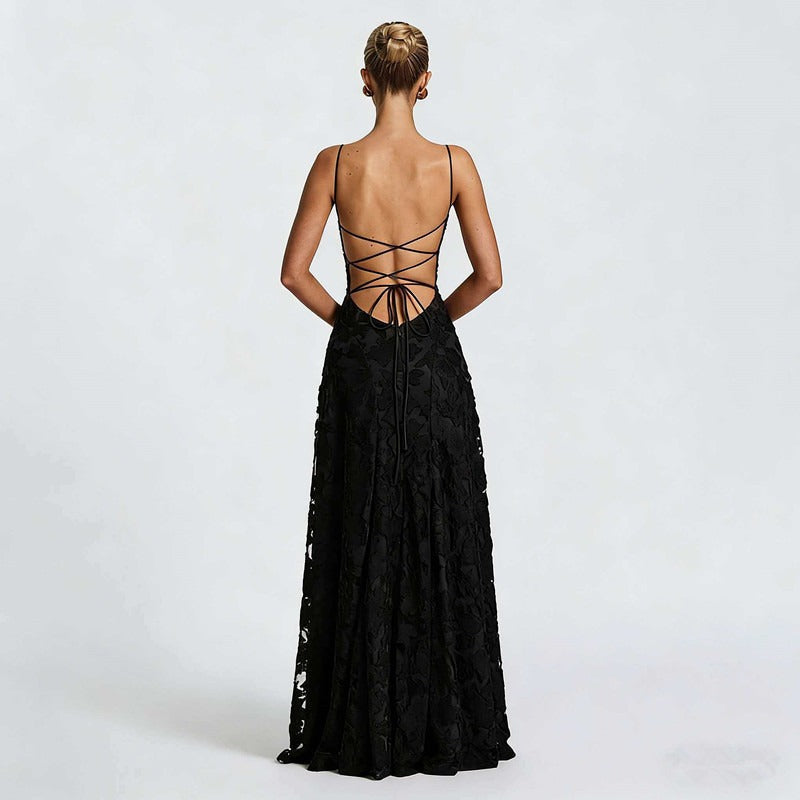 Vestido LISS | Encaje Maxi Elegante