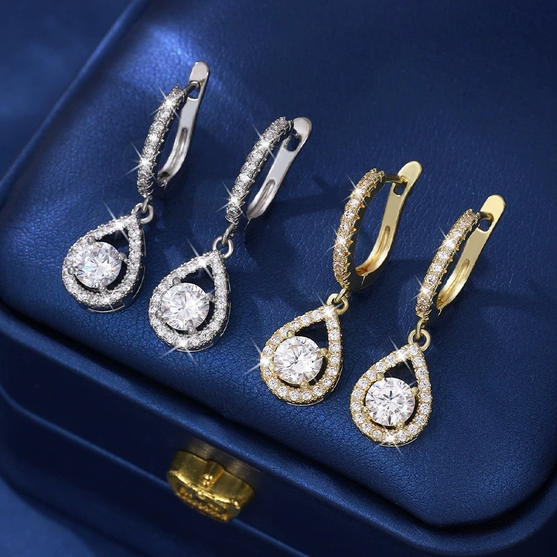 Isabel | Pendientes de zircón en forma de gota