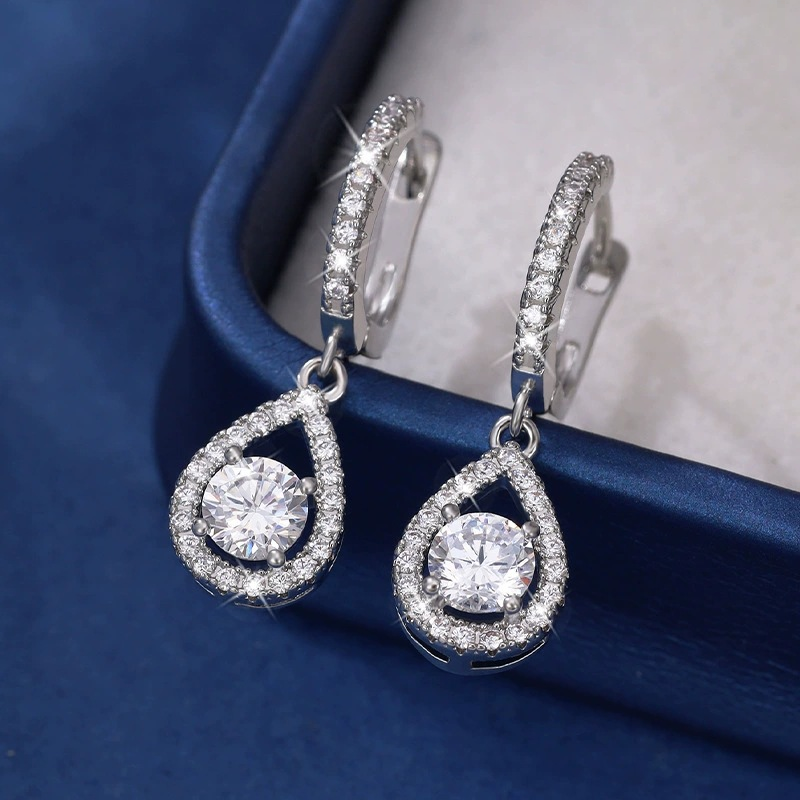 Isabel | Pendientes de zircón en forma de gota