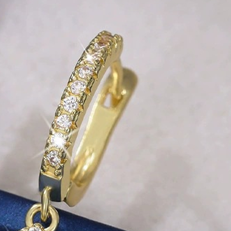 Isabel | Pendientes de zircón en forma de gota