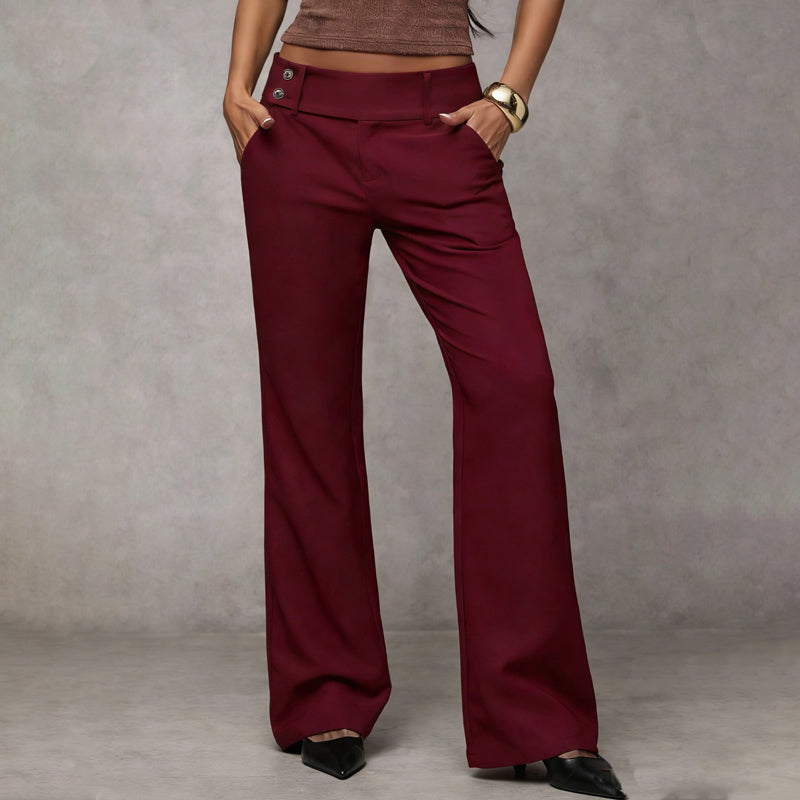 Beatriz | Pantalón de talle alto y pierna ancha